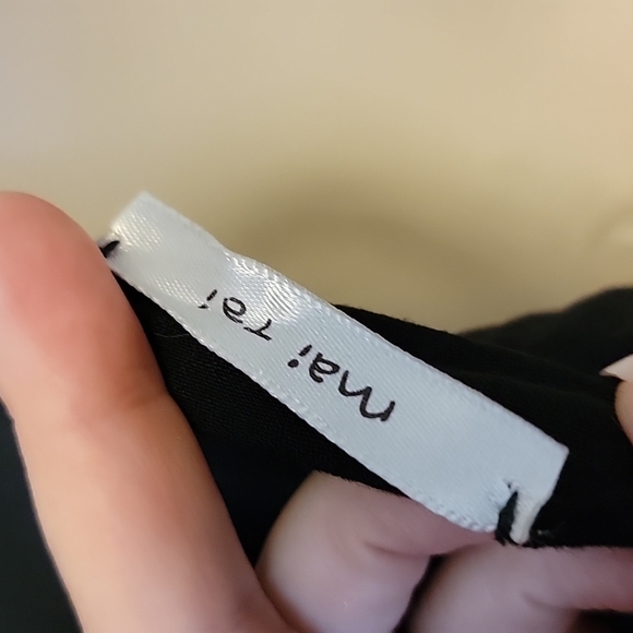 One Shoulder Tank, Sheer Overlay - Picture 3 of 3